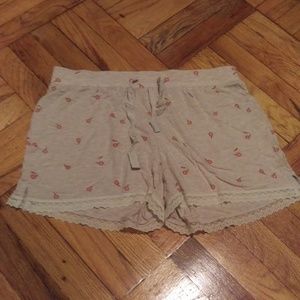 Gap Sleep Shorts with Lace detailing